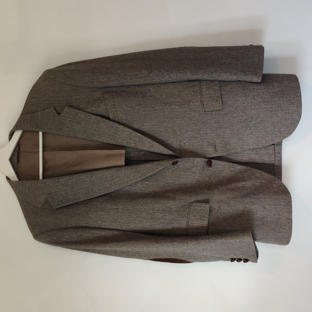 Striped vintage wool jacket 44 reg